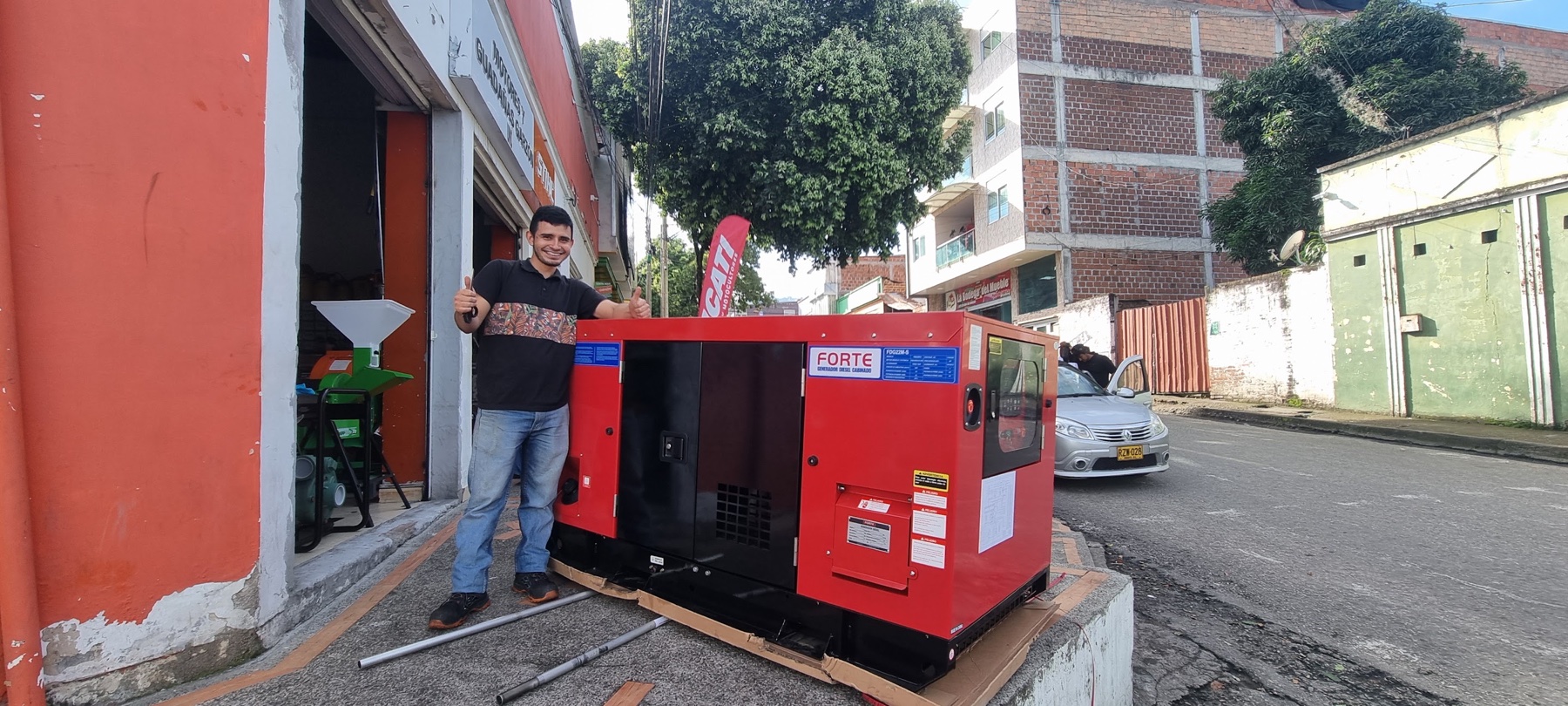 Generadores diésel preparados para entrega a una empresa cliente de CASEGA