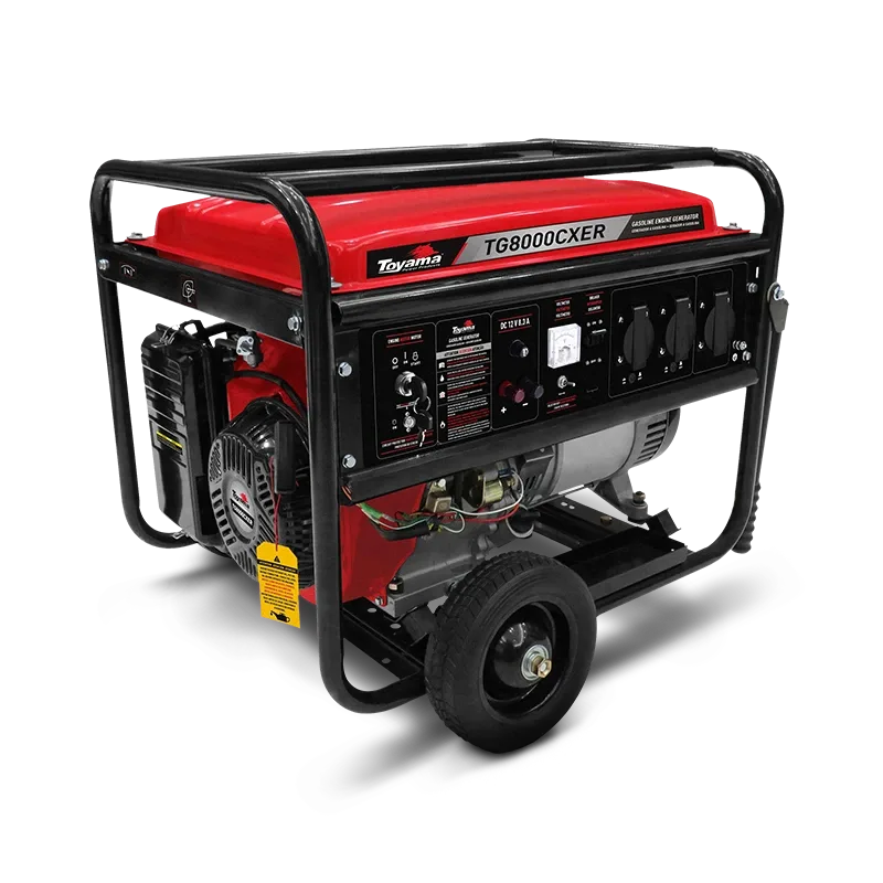 Toyama Generador de energía a gasolina TG8000CXER-Bi-Volt