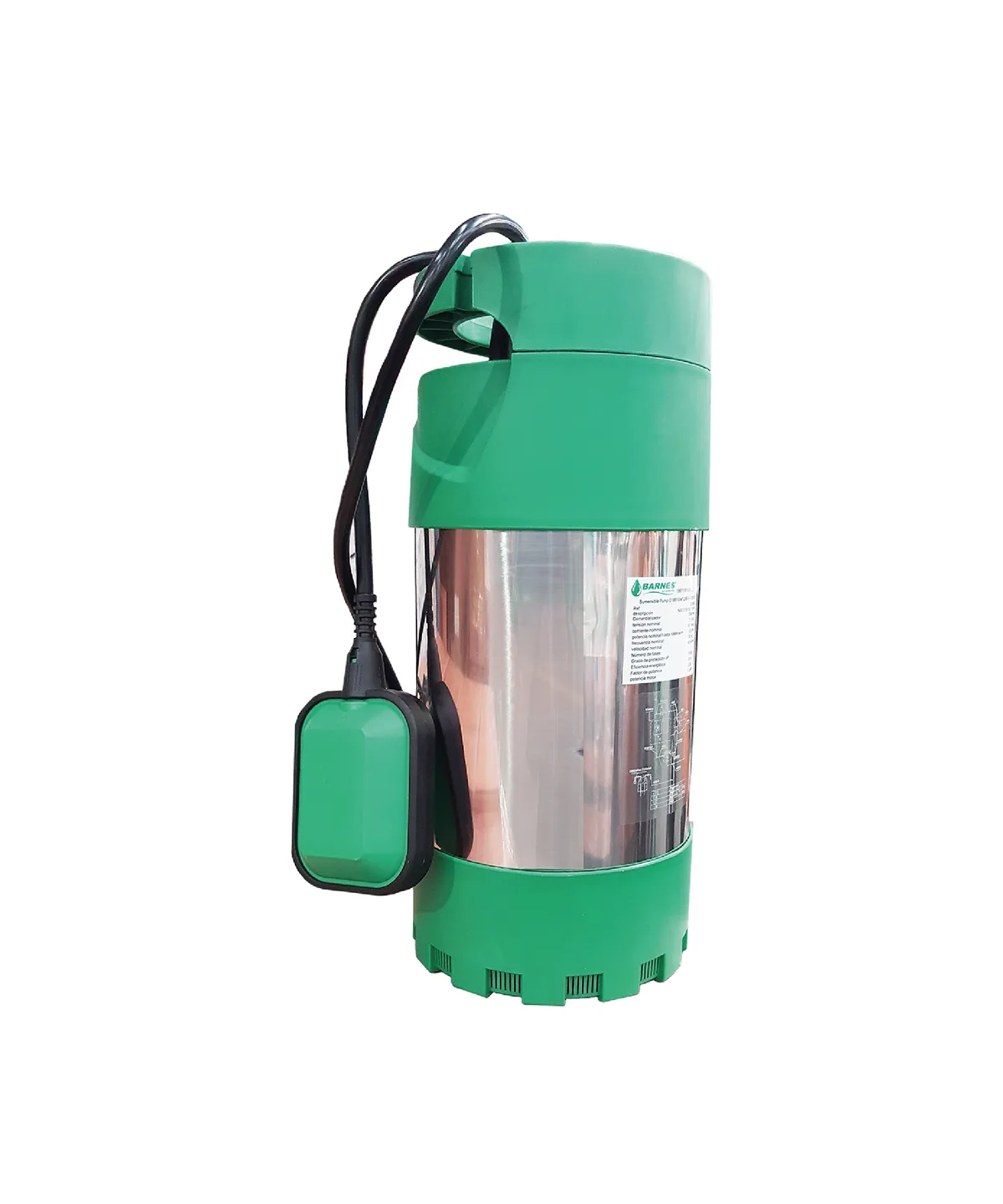 Barnes NSE 1 10-1-2-110 HF Bomba sumergible en acero inoxidable 1 HP monofásica