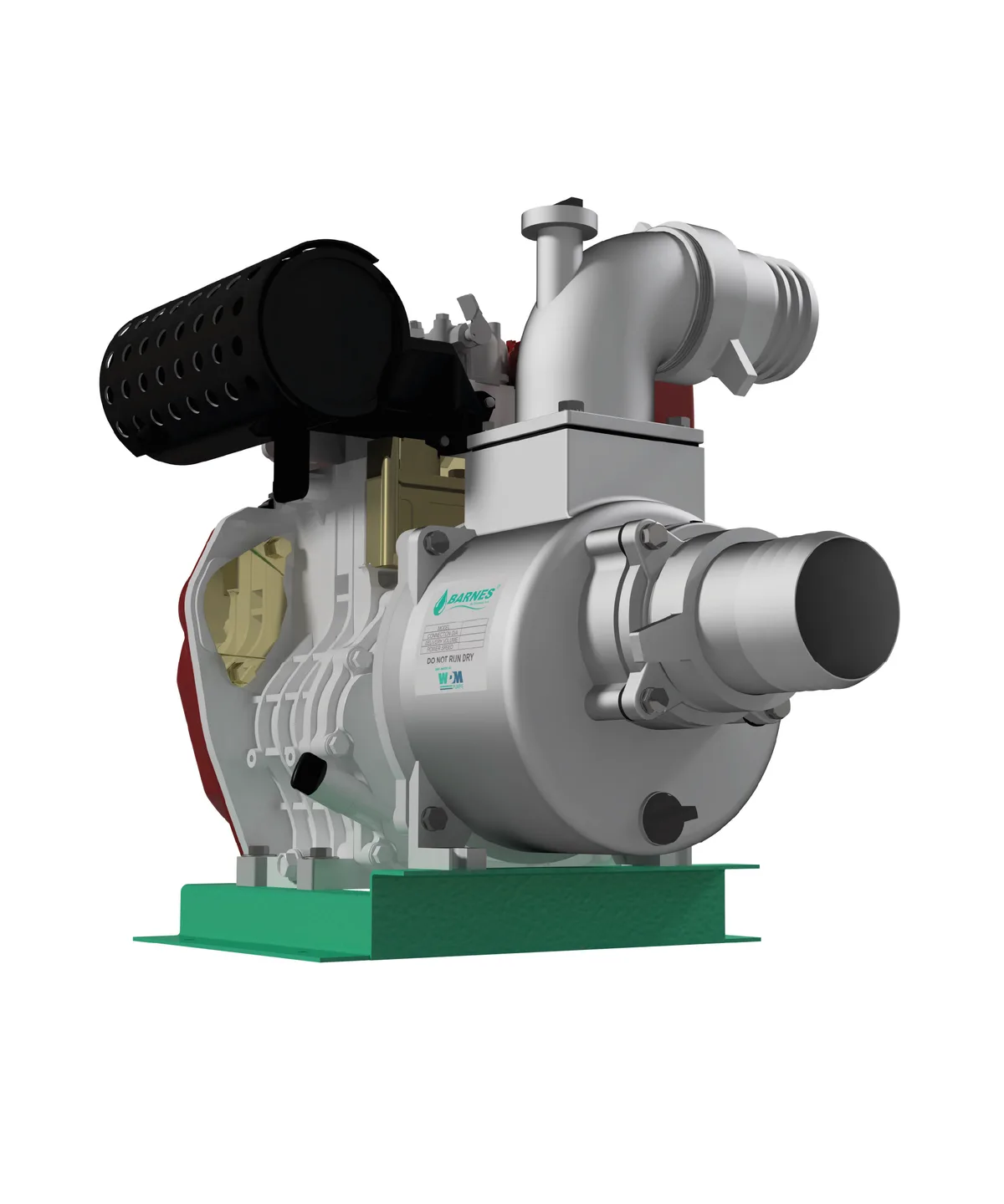 Barnes Motobomba Autocebante en aluminio con motor diésel (AAD)